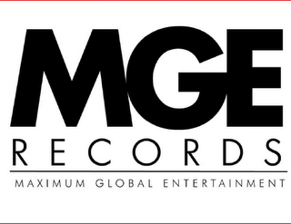 MGE RECORDS MAXIMUM GLOBAL ENTERTAINMENT logo
