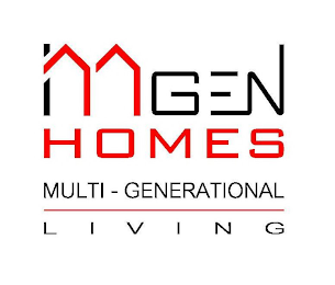 MGEN HOMES MULTI-GENERATIONAL LIVING logo