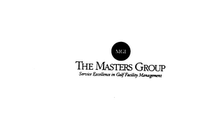 MGI THE MASTERS GROUP SERVICE EXCELLENCE IN GOLF FACILITY MANAGEMENT logo