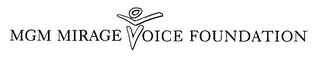 MGM MIRAGE VOICE FOUNDATION logo