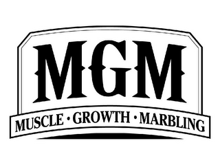 MGM MUSCLE GROWTH MARBLIN logo