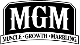 MGM MUSCLE·GROWTH·MARBLING logo