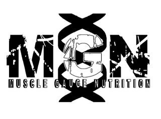 MGN MUSCLE GAUGE NUTRITION logo