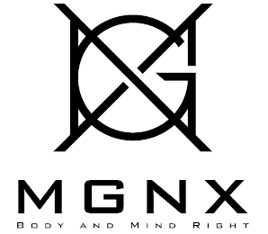 MGNX MGNX BODY AND MIND RIGHT logo