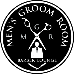 MGR MEN'S GROOM ROOM BARBER LOUNGE logo