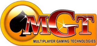 MGT MULTIPLAYER GAMING TECHNOLOGIES logo