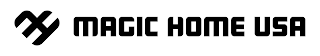 MH MAGIC HOME USA logo