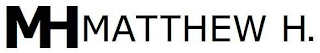 MH MATTHEW H. logo