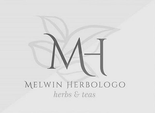 MH MELWIN HERBOLOGO HERBS & TEAS logo