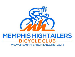 MH MEMPHIS HIGHTAILERS BICYCLE CLUB WWW. MEMPHISHIGHTAILERS.COM logo
