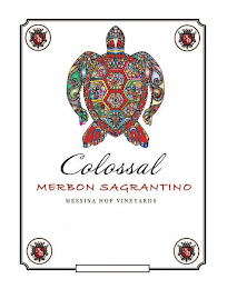 MH MH COLOSSAL MERBON SAGRANTINO MESSINA HOF VINEYARDS MH MH logo