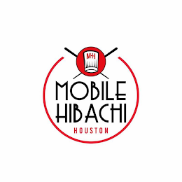 MH MOBILE HIBACHI HOUSTON logo