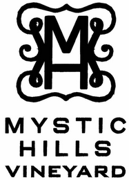 MH MYSTIC HILLS VINEYARD logo