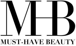 MHB MUST-HAVE BEAUTY logo