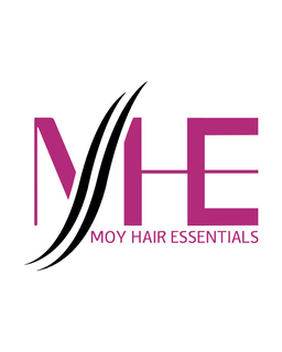 MHE MOY HAIR ESSENTIALS logo