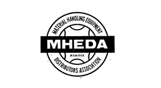 MHEDA MATERIAL HANDLING EQUIPMENT DISTRIBUTORS ASSOCIATION MEMBER logo