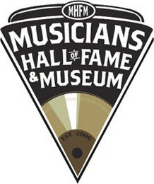 MHFH MUSICIANS HALL OF FAME & MUSEUM EST. 2006 logo