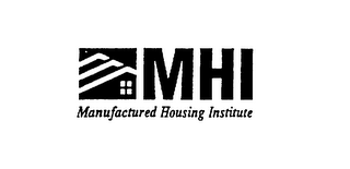 MHI MANUFACTURED HOUSING INSTITUTE logo
