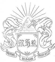 M.H.R. MUTUAL HUMAN RESPECT logo