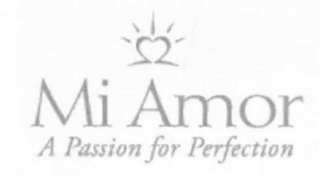 MI AMOR A PASSION FOR PERFECTION logo