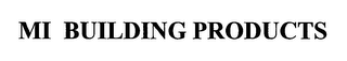 MI BUILDING PRODUCTS logo