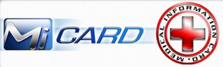 MI CARD MEDICAL INFORMATION CARD · logo