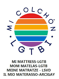 MI COLCHON LGTBI, MI MATTRESS-LGTB, MOMMATELAS-LGTB, MEINE MATRATZE-LSVD, IL MIO MATERASSO-ARCIGAY logo