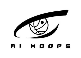 MI HOOPS logo