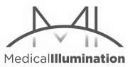 MI LOGO AND MEDICAL ILLUMINATION logo