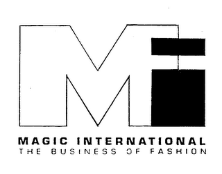 MI MAGIC INTERNATIONAL THE BUSINESS OF FASHION logo