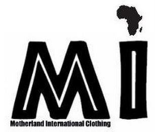 MI MOTHERLAND INTERNATIONAL CLOTHING logo