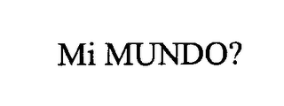 MI MUNDO? logo