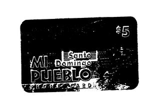 MI PUEBLO SANTO DOMINGO PHONE CARD logo
