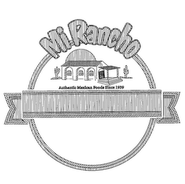 MI RANCHO AUTHENTIC MEXICAN FOODS SINCE 1939 logo