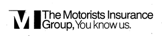 MI THE MOTORISTS INSURANCE GROUP, YOU KNOW US. logo