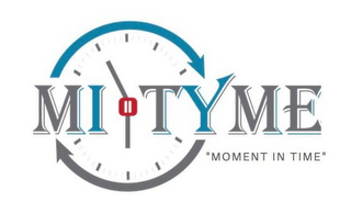 MI TYME "MOMENT IN TIME" logo