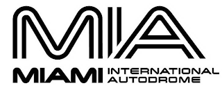 MIA MIAMI INTERNATIONAL AUTODROME logo