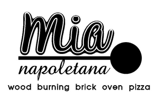 MIA NAPOLETANA WOOD BURNING BRICK OVEN PIZZA logo