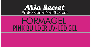 MIA SECRET PROFESSIONAL NAIL SYSTEM FORMAGEL PINK BUILDER UV LED GEL logo