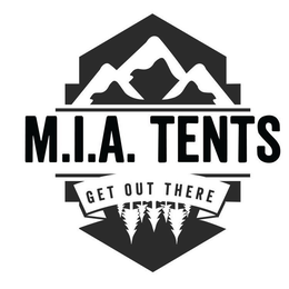M.I.A. TENTS GET OUT THERE logo