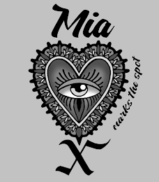 MIA X MARKS THE SPOT logo