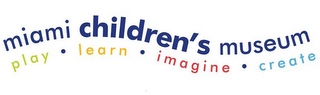 MIAMI CHILDREN'S MUSEUM · PLAY LEARN · IMAGINE · CREATE logo