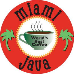MIAMI JAVA WORLD'S BEST COFFEE logo