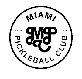 MIAMI PICKLEBALL CLUB MPC ESTD 2022 logo