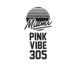 MIAMI PINK VIBE 305 logo