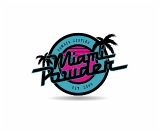 MIAMI POWDER POWDER COATING EST. 2009 logo