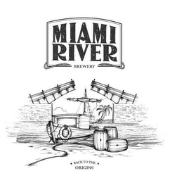MIAMI RIVER BREWERY BACK TO THE ORIGINS logo
