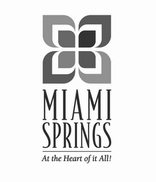 MIAMI SPRINGS AT THE HEART OF IT ALL! logo