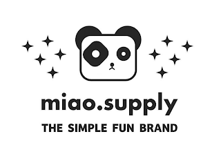 MIAO.SUPPLY THE SIMPLE FUN BRAND logo