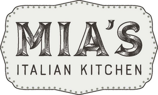 MIA'S ITALIAN KITCHEN logo